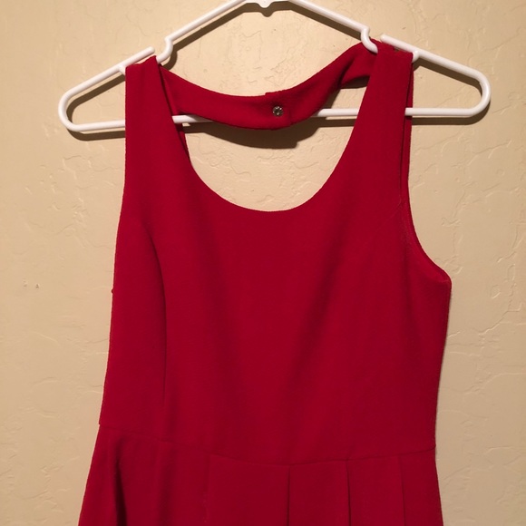 Red Mini Dress - Picture 2 of 4